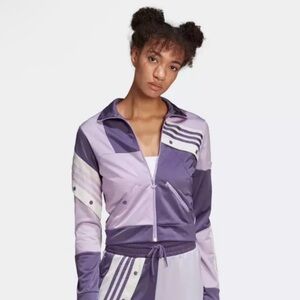Adidas x Daniëlle Cathari Tech Purple Patchwork Track Jacket | Size Large